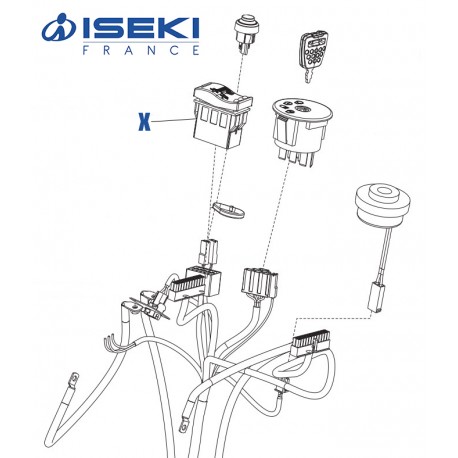 Interrupteur Coupe ISEKI (473737)