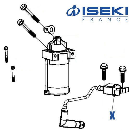 Bobine d'allumage moteur 12V Iseki SXG e3100-g01, E3112-VG04