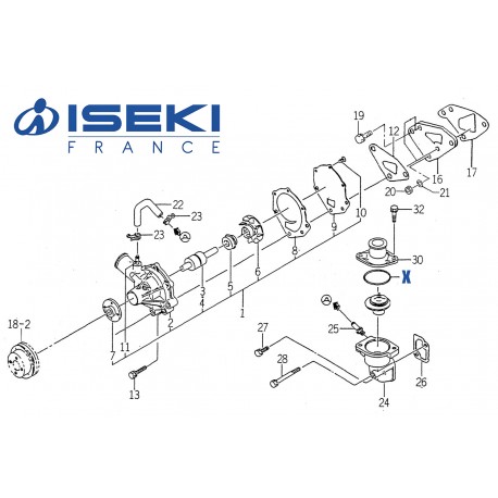Joint Thermostat ISEKI (V723-102-005-50)