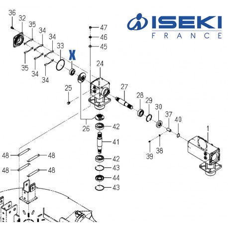 Roulement ISEKI (V600-110-620-40)