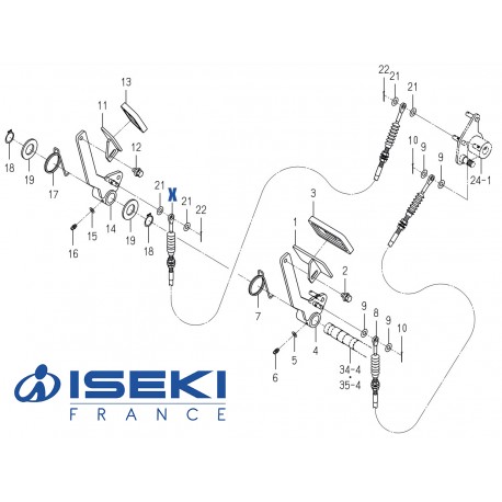Câble HST ISEKI (1771-272-270-00)